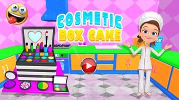 3D Makeup Kit Cake Games ポスター