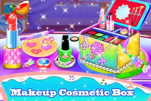 Makeup kit cakes girl games ポスター