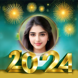 Happy New Year Photo Frame icon