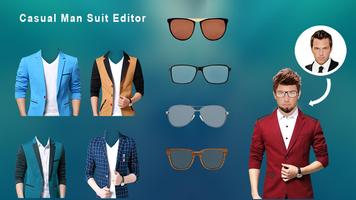 Casual Men Suit Photo Editor 2021 poster