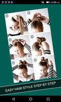 Girls Hairstyle Step by Step پوسٹر