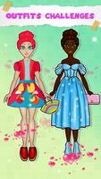 DIY Paper Doll Makeup Games screenshot 2