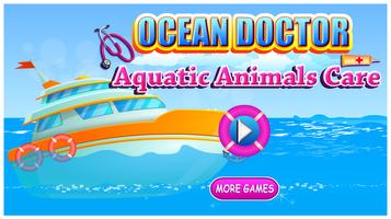 پوستر Ocean Doctor Aquatic Animals Care