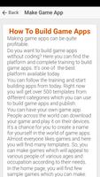 Game Maker - Create Your Own G screenshot 1