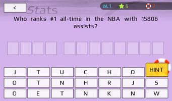 Basketball Trivia capture d'écran 1