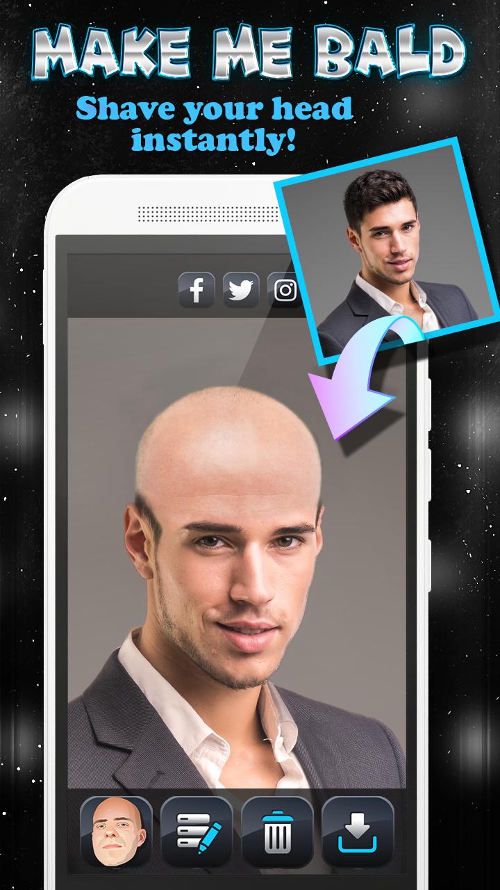Rends Moi Chauve éditeur De Photos Drôle Pour Android