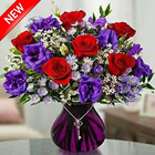 best bouquet flowers and roses آئیکن