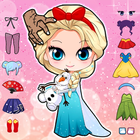 Princess Dress-Up and Coloring ไอคอน