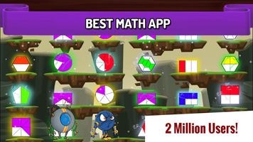 Monster Math Duel: Fun arithme पोस्टर
