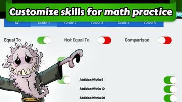 Monster Math: Fun School Games captura de pantalla 3