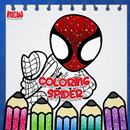 Spider Superhero Man coloring book APK