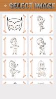 pj heroes masks coloring glitter capture d'écran 1
