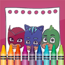 PJ Superheroes Masks Coloring APK
