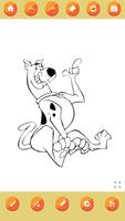 Scooby coloring doo book Screenshot 2