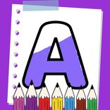 تلوين الحروف الانجليزيه