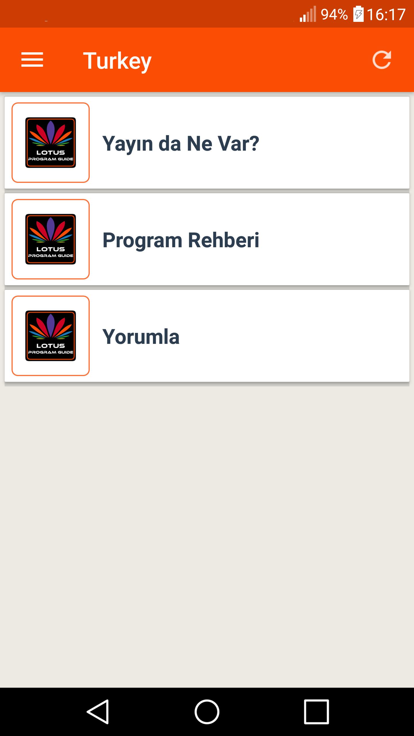 Lotus Program Guide for Android - APK Download