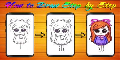 How to Draw Cute Girl capture d'écran 1