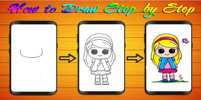 How to Draw Cute Girl capture d'écran 2