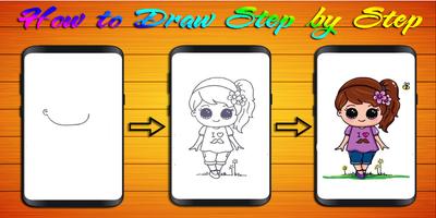 How to Draw Cute Girl capture d'écran 3