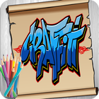 Comment dessiner des graffitis icône
