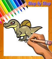 Comment dessiner un dinosaure capture d'écran 1