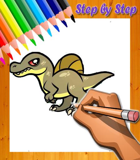 كيفية رسم الديناصور for Android - APK Download