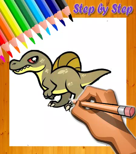 Descarga de APK de Cómo dibujar dinosaurio para Android
