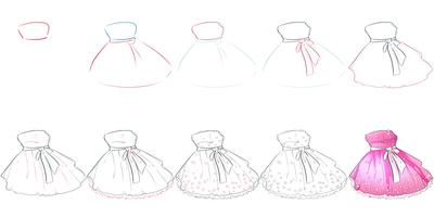 پوستر How to Draw Dress