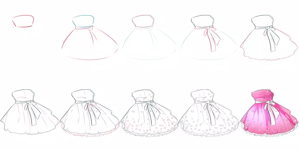 Descarga de APK de Cómo dibujar vestido para Android Descarga de APK de Cómo dibujar vestido para Android