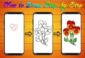 How to Draw Flower स्क्रीनशॉट 1