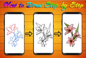 Comment dessiner une fleur capture d'écran 3