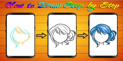 How to Draw Hairstyle screenshot 1