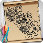 آیکون‌ How to Draw Mehndi