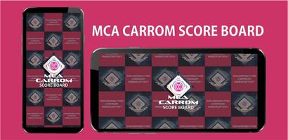 MCA CARROM SCORE BOARD plakat