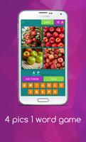 4 pics 1 word game الملصق