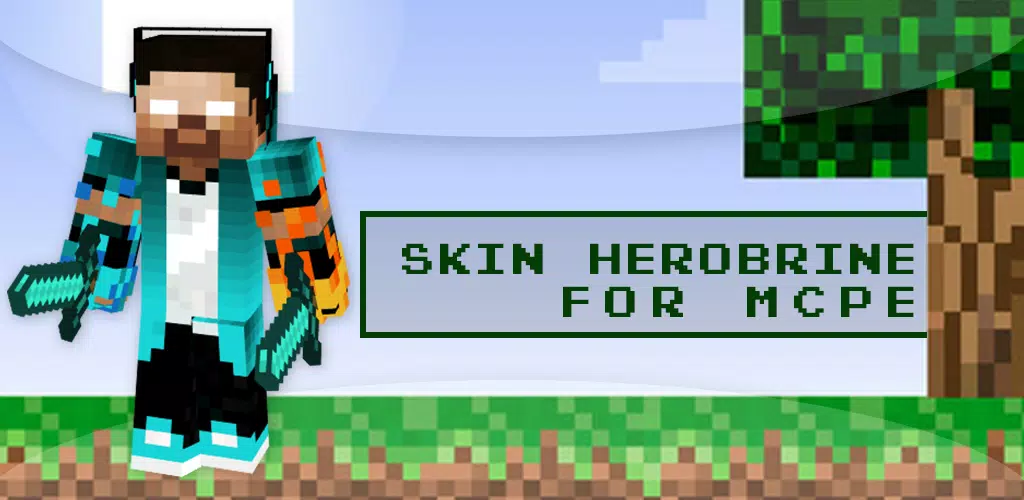 About: HEROBRINE SKIN FOR MCPE (Google Play version)