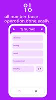 Numix: number base operations Plakat