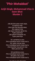 Arijit Singh all songs lyrics screenshot 3