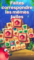 Fish Tiles: jeu match mahjong Affiche