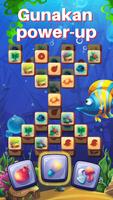 Fish Tiles: permainan mahjong screenshot 2