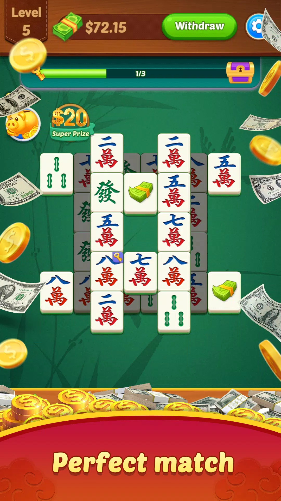 Mahjong Solitaire: Match Game