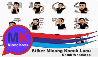 Stiker Minang Kocak Lucu Affiche
