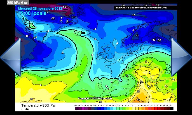 Meteo projection Meteo projection