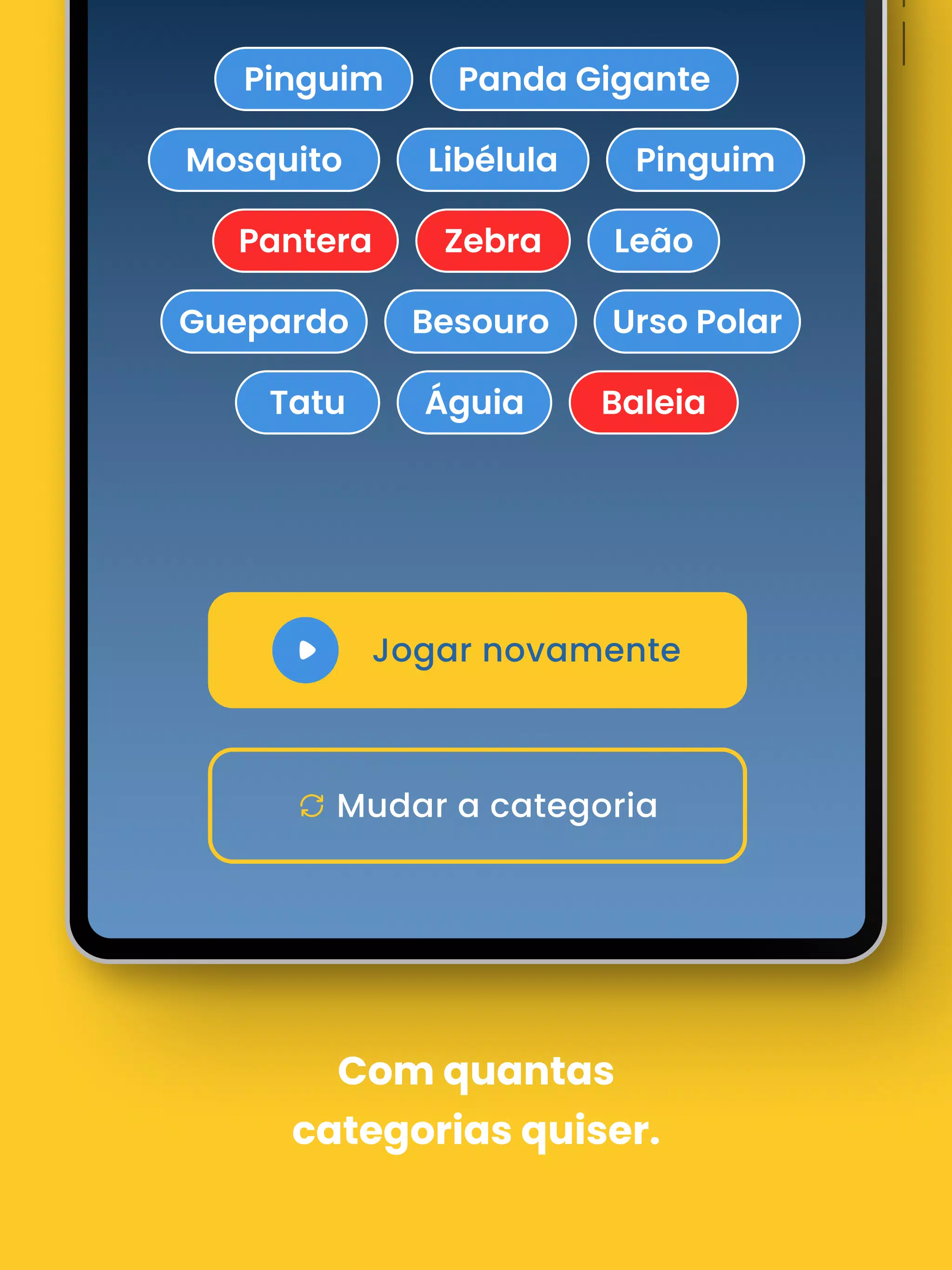 Jogo da Mímica: ANIMAIS - Para Celular 