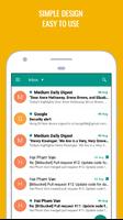 برنامه‌نما EasyMail - easy and fast email عکس از صفحه