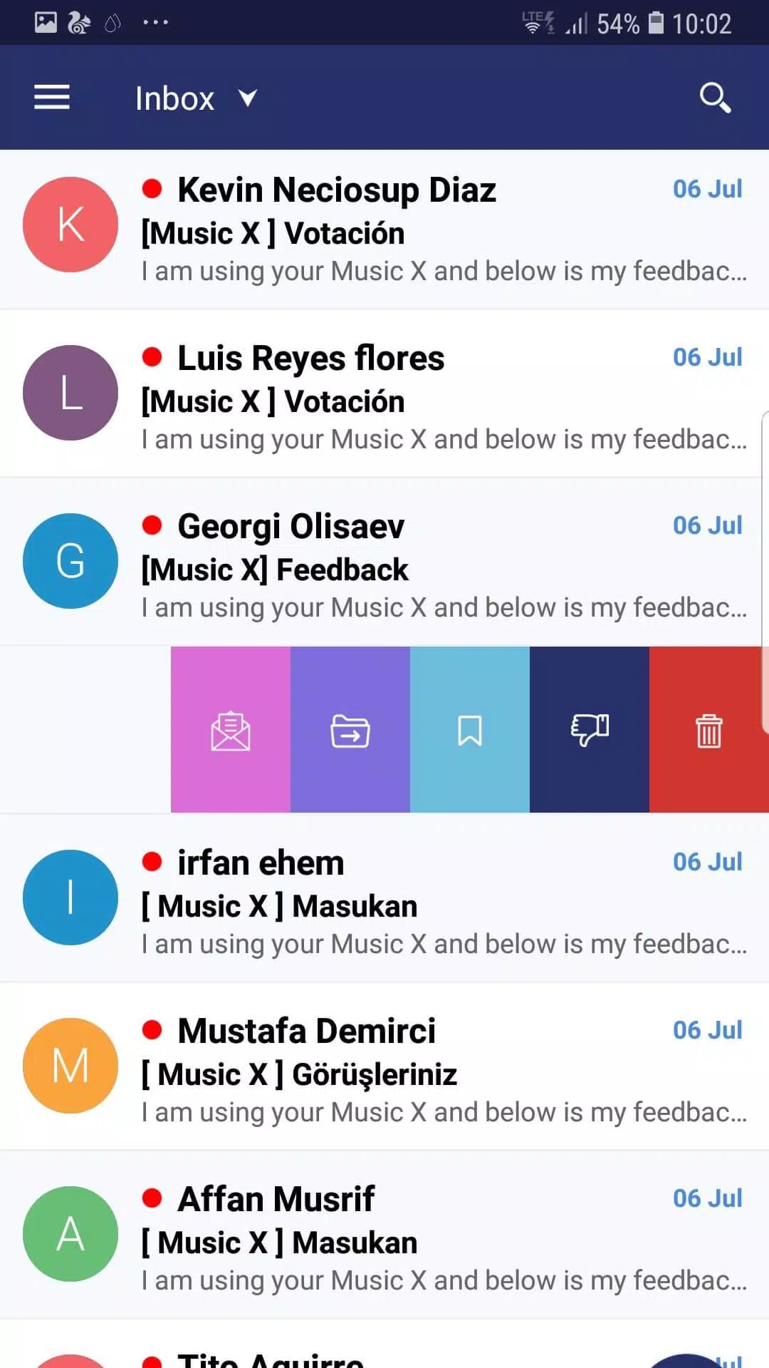 Hotmail inbox