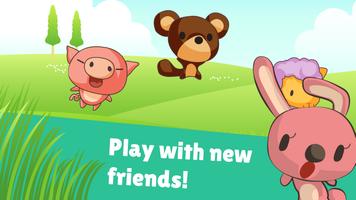 Play with Animal Friends Plakat