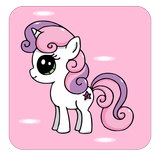 Cara menggambar kuda poni