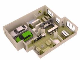 3D small house design capture d'écran 3