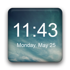 디지털 시계 위젯 아이콘